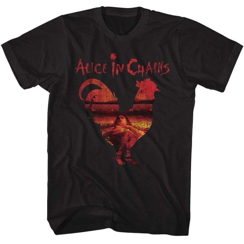 Alice In Chains Dirt Rooster T Shirt Rock Band Graphic Music Fan Retro Tee